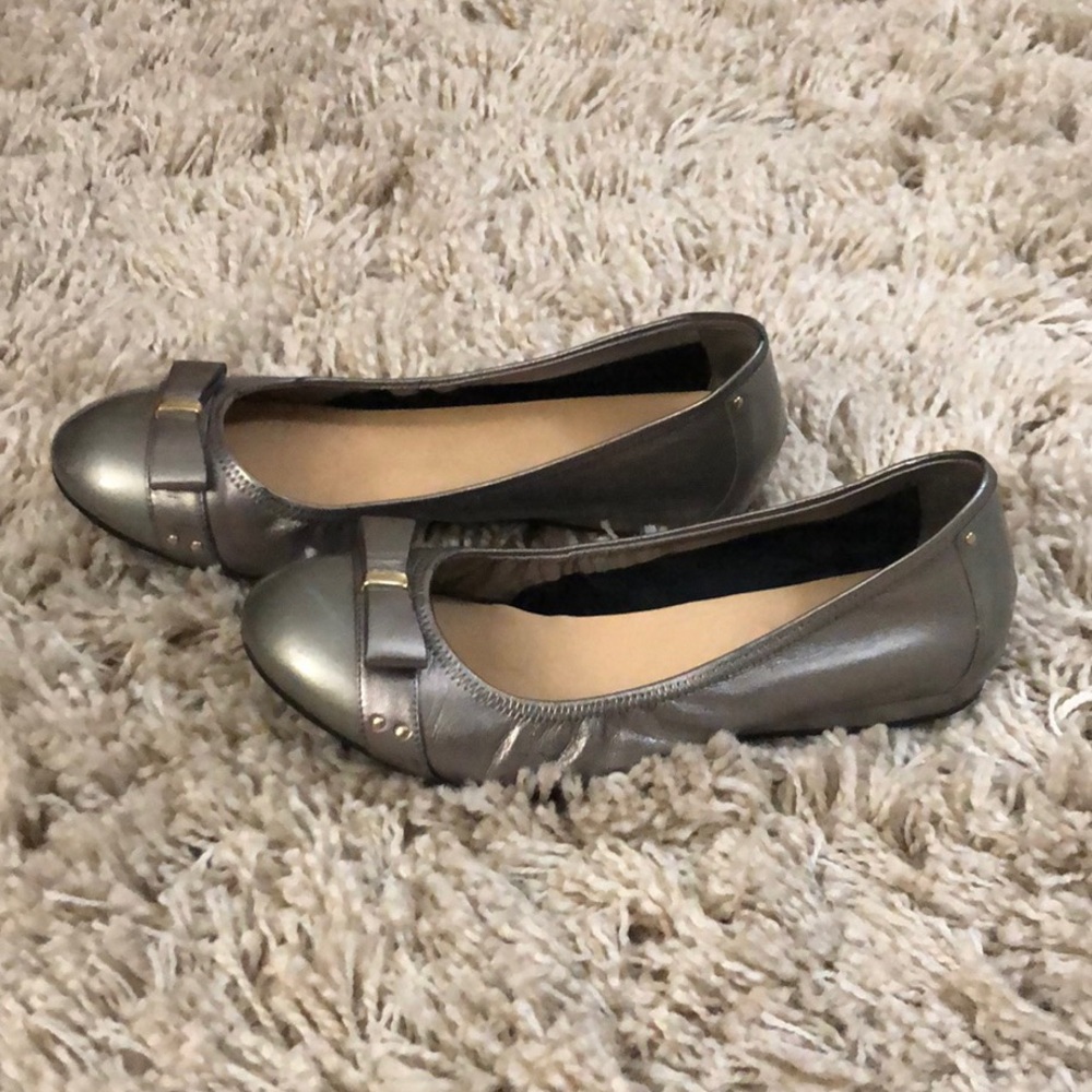 Cole Haan Silver Flats